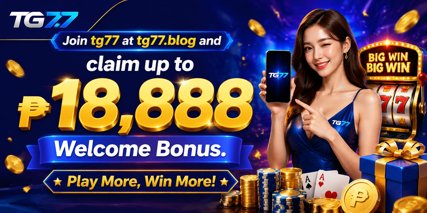 Casino bonus offer shown on a phone screen