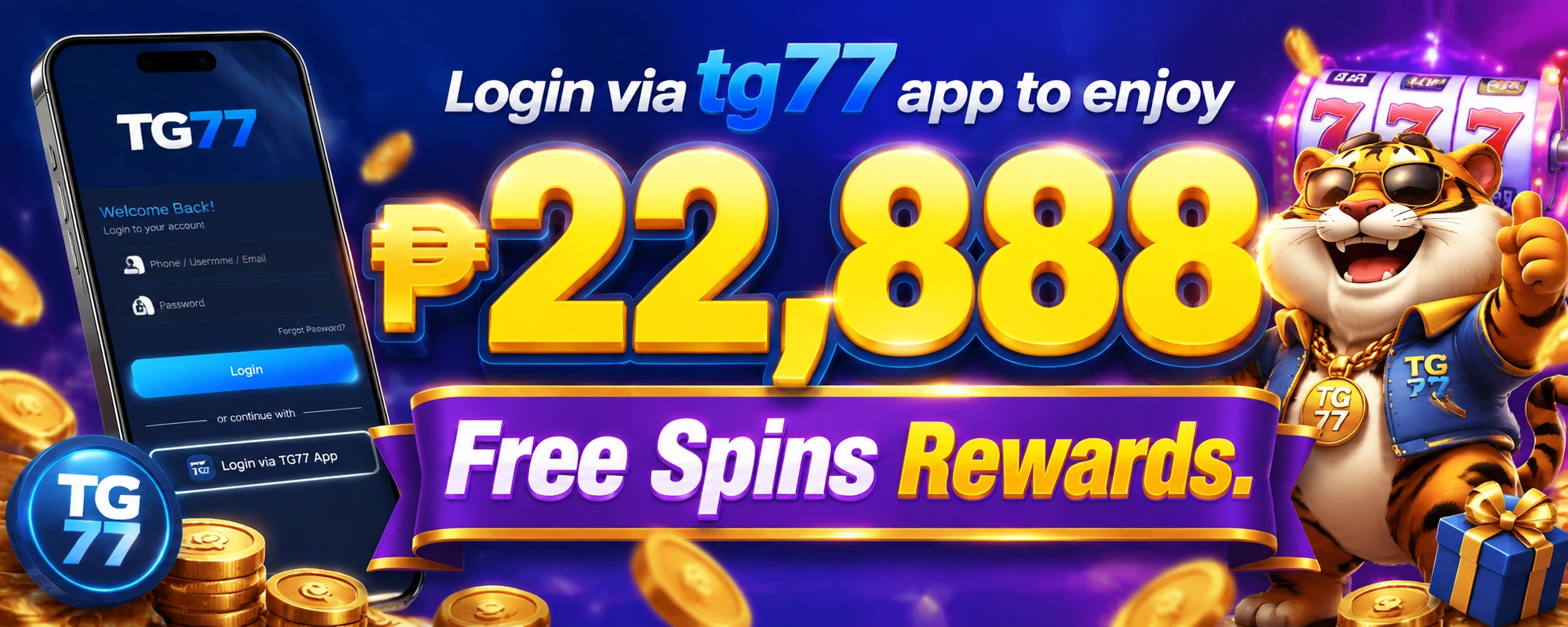 Slot game artwork with bright reels and feature symbols